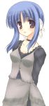  blue_hair fujimiya ilfa long_image robot_ears smile tall_image to_heart_2 