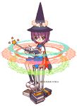  1girl 3d animated animated_gif cape digital_dissolve hat magic_circle nagato_yuki nakayama_tooru school_uniform serafuku solo suzumiya_haruhi_no_yuuutsu tooru_nakayama witch_hat wizard_hat 