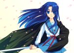  1girl asakura_ryouko fuyuichi school_uniform serafuku solo suzumiya_haruhi_no_yuuutsu sword weapon 