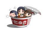  00s 3girls blush breath chibi chopsticks cup food fukuzawa_yumi in_container in_cup in_food katwu_(gensou_ninja_yashiki) maria-sama_ga_miteru minigirl mizuno_youko multiple_girls noodles ogasawara_sachiko ramen ramen 