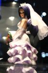  1girl bride dress figure gloves idolmaster looking_back miura_azusa photo solo standing wedding_dress wonder_festival wonder_festival_2007 