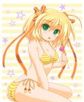  kamikita_komari little_busters! little_busters!! marimo marimo_(artist) oekaki striped striped_bikini striped_swimsuit swimsuit 