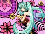  bad_id bee hatsune_miku honey long_hair thighhighs twintails vocaloid 