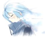  blue_hair blush breath closed_eyes engrish long_hair profile ranguage suguri suguri_(character) suguri_(game) 