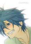  blue_hair clannad male okazaki_tomoya tears tsukimushi 