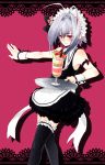  1boy cherry_girls grey_hair highres maid male otoko_no_ko_wa_meido_fuku_ga_osuki otoko_no_ko_wa_meido_fuku_ga_osuki!? red_eyes solo thigh-highs thighhighs trap usa_(artist) usaki_(ama) yuki_(otosuki) 