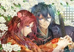  blue_eyes enishi_(ken_ga_kimi) ichige_yoru ken_ga_kimi matsudaira_tatsukage redhead 