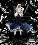  1girl alice_margatroid blonde_hair boots closed_eyes dress kudou_(wil0830s) solo solo_focus touhou 