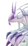  +_+ black_sclera bug claws golisopod highres mana_(gooney) multiple_arms pokemon profile sketch solo 