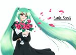  flower hatsune_miku lakuhito rose twintails vocaloid 