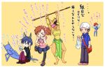  bag bandana beanie blue_hair brown_hair hat headphones kihara_atsurou megami_ibunroku_devil_survivor megami_tensei messenger_bag mishiyomi_kadumi mishiyomi_kazumi nintendo_ds orange_hair pants pixie_(megami_tensei) protagonist_(devil_survivor) shin_megami_tensei short_hair shoulder_bag skirt tanigawa_yuzu thigh-highs thighhighs translated translation_request 