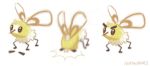  cutiefly eyebrows insect_wings muffinpines no_humans pokemon pokemon_(creature) pokemon_(game) pokemon_sm simple_background wings 
