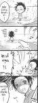  1boy 4koma axis_powers_hetalia character_name chibi comic crocodile crocodilian flood glasses highres hungry knife pew_(artist) rain surprised thai thailand thailand_(hetalia) translated 