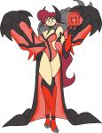  1girl artist_request female personification pokemon pokemon_(game) pokemon_xy solo source_request tagme yveltal 