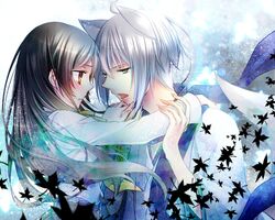  brown_hair kamisama_hajimemashita momozono_nanami tomoe_(kamisama_hajimemashita) yamika 