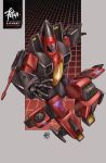  2013 dated decepticon deviantart_username energy_cannon franciscoetchart glowing glowing_eyes insignia mecha realistic red_eyes robot science_fiction signature thrust transformers watermark 