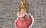   3d bad_girl blonde_hair breasts frills garry&#039;s_mod highres lipstick long_hair model no_more_heroes  