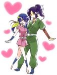  1girl basilisk_(manga) couple happy heart iga_oboro japanese_clothes kouga_gennosuke lowres ninja oboro 