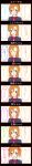  absurdres alternate_hairstyle blue_eyes blush bow chisumi comic hair_bow hair_ornament hair_scrunchie highres kousaka_honoka long_image love_live! love_live!_school_idol_project low_twintails one_side_up orange_hair scrunchie speech_bubble tall_image twintails 