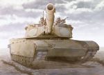  2boys clouds earasensha ground_vehicle m1_abrams military military_vehicle motor_vehicle multiple_boys original real_life sky tank tank_turret 