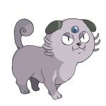  :3 alola_form alolan_persian animal_ears cat cat_ears cat_paws cat_tail closed_mouth fangs half-closed_eyes kagami_hiroyuki munchkin paws persian pokemon pokemon_(creature) pokemon_(game) pokemon_sm simple_background slit_pupils solo tail whiskers white_background 