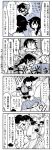  /\/\/\ 4koma 6+girls ahoge akanbe alternate_costume alternate_hairstyle barefoot blush cape closed_eyes comic doll_hug dougi dress eyepatch fleeing frilled_dress frills greyscale hair_between_eyes hair_flaps hair_ornament hair_over_shoulder hat headgear highres index_finger_raised japanese_clothes kaga3chi kaga_(kantai_collection) kantai_collection kiso_(kantai_collection) long_hair miyuki_(kantai_collection) monochrome multiple_girls necktie nose_blush pajamas remodel_(kantai_collection) ryuujou_(kantai_collection) sailor_hat school_uniform serafuku shigure_(kantai_collection) shirt short_hair side_ponytail sleepwear stuffed_toy suzukaze_(kantai_collection) sweatdrop t-shirt tenryuu_(kantai_collection) tongue tongue_out translation_request twintails 