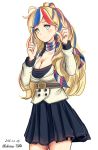  blonde_hair blue_eyes blush commander_teste_(kantai_collection) kantai_collection long_hair personification seifuku 