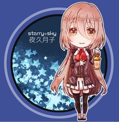  brown_eyes brown_hair inekome starry_sky_(game) yahisa_tsukiko 