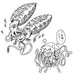 /\/\/\ 4n_(yon_enu) animals blush heart ikamusume o_o shinryaku!_ikamusume squid tentacle_hair 