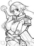  1girl breasts female final_fantasy final_fantasy_tactics final_fantasy_tactics_advance genderswap genderswap_(mtf) highres ichihii_sakumo large_breasts marche_radiuju moogle short_hair solo 