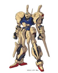  2015 aeug character_name clenched_hands colored_lineart commentary_request dated exposed_internal_machinery gundam highres hyaku_shiki mecha mecha_focus mobile_suit no_humans original radio_antenna redesign robot roundel science_fiction signature sketch title translation_request white_background z006 zeta_gundam zeta_gundam_define 