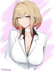 1girl azur_lane formal roon_(azur_lane) short_hair smile