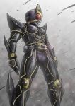  1boy armor belt helmet kamen_rider kamen_rider_kuuga kamen_rider_kuuga_(series) looking_to_the_side male_focus masamu_(leonore69) red_eyes spikes standing 