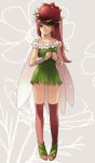  flower green_eyes legs long_hair original red_hair redhead ryou_(kimagure) ryou_(pixiv47138) wings 