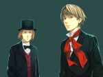 formal hat katou_akatsuki male necktie suit top_hat zanzo 