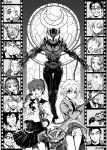  aso_megumi chain chains kamen_rider kamen_rider_kiva kamen_rider_kiva_(series) kivat-bat_iii kivat-bat_the_3rd school_uniform stained_glass sword weapon yuusuke_(uj15yaku) 