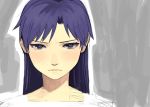 blush frown idolmaster kisaragi_chihaya long_hair purple_hair solo tears yu_65026 