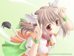  bell cow_bell cow_ears cow_tail horns red_eyes tail takashima_aki 