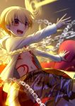  1boy blonde_hair child child_gilgamesh fate_(series) gilgamesh hood hoodie male_focus open_mouth red_eyes smile solo wellow_ryu younger 