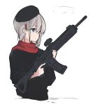  1girl akagawa007 assault_rifle gun highres original rifle solo weapon 