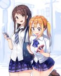  2girls highres multiple_girls orihi_chihiro school_uniform 