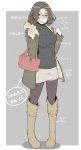  1girl boots glasses highres ina_(gokihoihoi) pantyhose ribbed_sweater sweater 