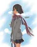  cardigan duplicate original scarf school_uniform shiwasu_takashi 
