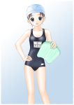  one-piece_swimsuit school_swimsuit smile swim_cap swimcap swimsuit takafumi 