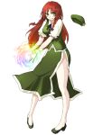  china_dress chinadress chinese_clothes green_eyes hat hong_meiling kame long_hair red_hair redhead touhou twin_braids 