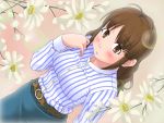  dutch_angle flower from_above idolmaster solo toshifumi 