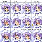  blush chart expressions hat letty_whiterock purple_hair shirahira shirahira_kousuke tears touhou translated 