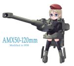  glasses hat janome_gochou mecha_musume military military_vehicle personification pointy_ears tank thigh-highs thighhighs vehicle 