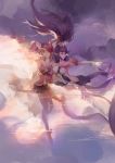  2girls absurdres blue_eyes blush breast_grab breasts grabbing groping highres janna_windforce large_breasts league_of_legends luxanna_crownguard magical_girl medium_breasts multiple_girls open_mouth pink_eyes pink_hair pointy_ears purple_hair shiqi star star_guardian_janna star_guardian_lux tagme 