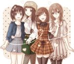  brown_eyes brown_hair crossover hakuouki_shinsengumi_kitan hiiro_no_kakera kasuga_tamaki koyuri natsuzora_no_monologue ogawa_aoi starry_sky_(game) yahisa_tsukiko yukimura_chizuru 